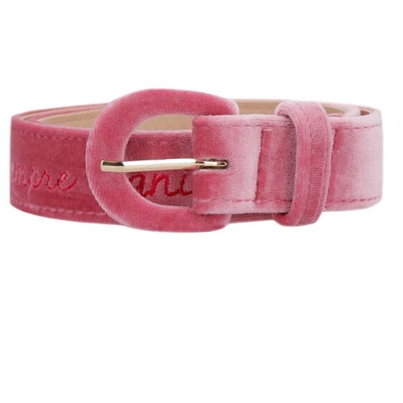 Giada Benincasa Pink Velvet Belt. Size Small.  NWT.